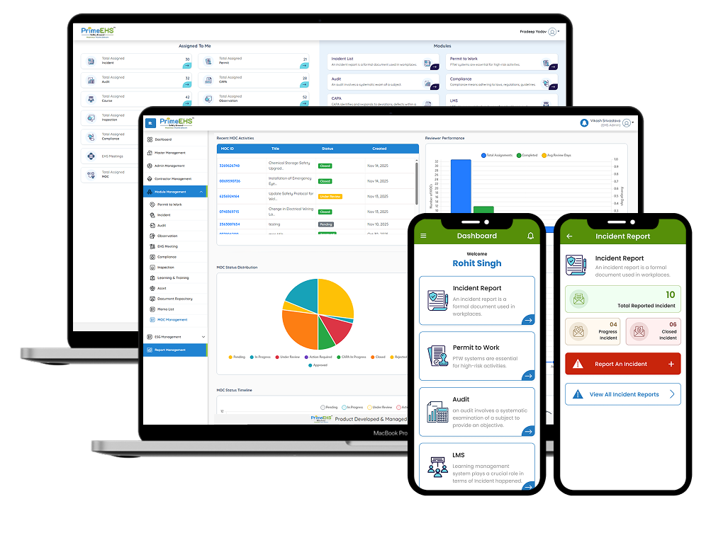 PrimeEHS Safety & Compliance Platform