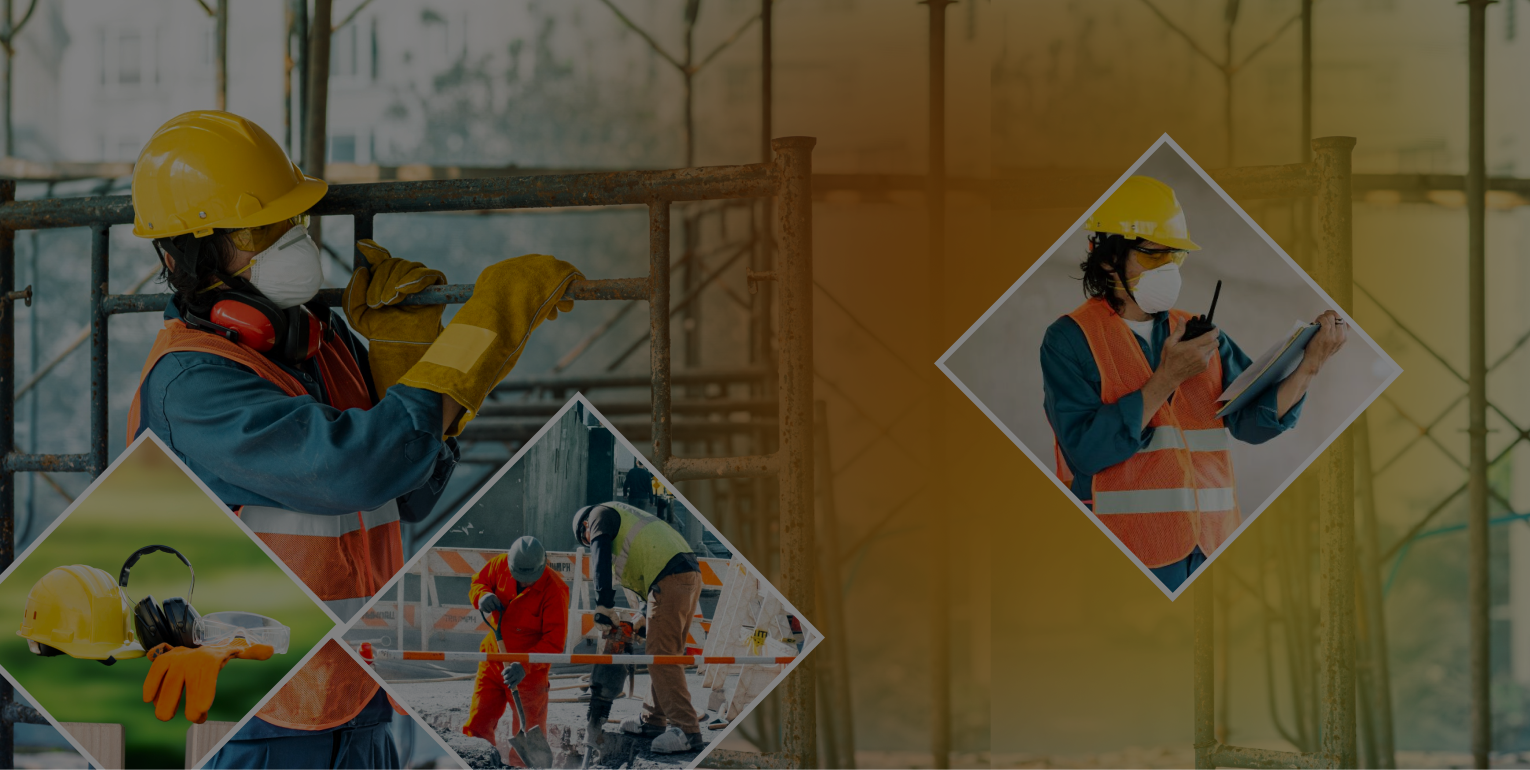 Industrial safety workers